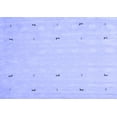 thumbnail image 1 of Ahgly Company Indoor Rectangle Solid Blue Modern Area Rugs, 2' x 5', 1 of 4