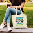thumbnail image 3 of Back to School Bernese Mountain Dog Goodbye Kindergarten Hello 1st Grade Canvas Tote Bag Berner Lover Gifts Reusable Shopping Grocery Bag - 02011, 3 of 5