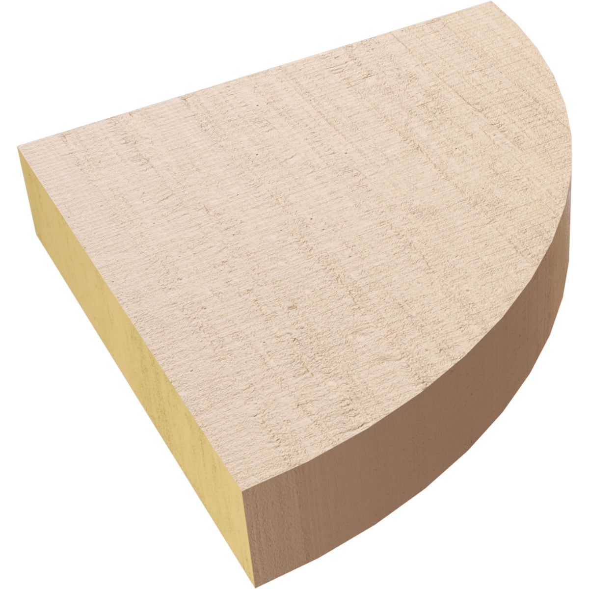 2"W x 10"D x 10"H Thin Durham Rough Cedar Woodgrain TimberThane Corbel, Primed Tan