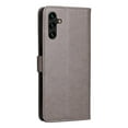 thumbnail image 3 of SaniMore for Samsung Galaxy A13 5G 6.5" 2021 Case, PU Leather Skin with Embossed Cat Flip Magnetic Cover Card Slots Kickstand Detachable Lanyard Full Around Wallet Case for Galaxy A13 5G, Gray, 3 of 9