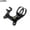 22mm, variant on Happydeer 22/31.8mm Bicycle Bike Cycling Disc Brake Bracket Frame Adaptor Mounting Holder
