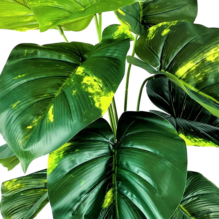 LCG Florals Artificial Plant, Pothos Plant, 2.5 ft, Natural Decorative Basket, Size: 30 inch