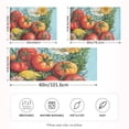 thumbnail image 2 of Yayeee Pillowcase Standard Size Set of 2 Satin Wrinkle Resistant Pillow Case, Orange Floral Tomatoes, 2 of 7