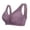 Purple, variant on Womens Wireless Bra, Full-Coverage Pullover Stretch-Knit Bra, Smoothing T-Shirt Bra(Black,48/110)
