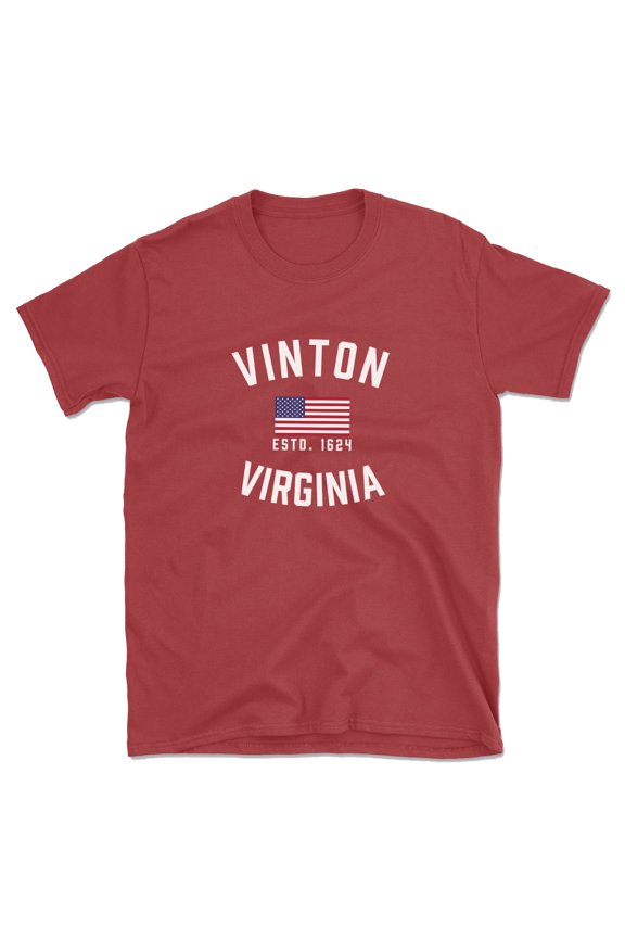 Vinton Virginia Patriot Men's Cotton T-Shirt