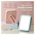 thumbnail image 5 of LED Lights Makeup Mirror For Bedroom Touch Screen Switch Cosmetic Mirror Bright Adjustable Battery Operated Home Beauty Tools ,Widely Use, 5 of 5
