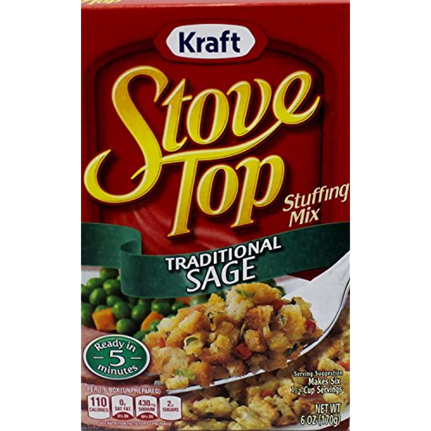 Kraft Stove Top Traditional Sage Stuffing Mix (Pack Of 3)