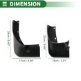 thumbnail image 3 of Guardabarros Splash Mud Flaps Únicos para Nissan Tiida 2016-2021 con Accesorios de Montaje, 3 of 6