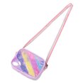 thumbnail image 2 of Monedero con purpurina para niñas: bandolera de lentejuelas con correa ajustable - Bonito bolso con estampado de estrellas para niñas y bebés - Bandolera con brillo arcoíris, 2 of 5