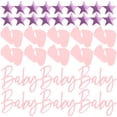 thumbnail image 5 of 1 bolsa de confeti para revelar el género, confeti para baby shower, confeti con huellas de bebé, decoraciones para fiestas de bebés, 5 of 5