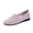 Purple, variant on Willtoo Women's Orthopedic Dress Shoes Knit Mesh Slip on Flat Shoes Rhinestone Walking Shoes Casual Breathable Casual Ballet Flats