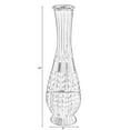 thumbnail image 5 of Antique Trumpet Style Floor Vase, For Entryway or Living Room, Brown 36" Tall Bamboo, 5 of 8