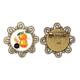 thumbnail image 1 of Tangerine frutos sabrosos Healthy acuarela Broche de flores, regalo de joyería para mujeres y niñas Unbranded M, 1 of 3