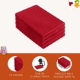 thumbnail image 6 of FabricLA Acrylic Felt Fabric Sheets for Crafts | Precut 9" X 12" Inch (20 cm X 30 cm) Felt Squares | Felt Fabric Sheets for DIY Crafts, Hobby, Costume, and Decoration | Red, 12 Pieces, 6 of 10