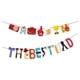 thumbnail image 1 of Banner el más papá de todos los tiempos Banner Día Decoraciones para fiestas Día Fondo fam, 1 of 8