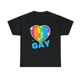 thumbnail image 3 of It's OK to Be Gay LGBTQ Rainbow Flag Shirt Lesbian Gay Pride Plus Size Shirts for Women, 3 of 8