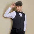 thumbnail image 3 of Boina de espiga para hombre, gorra para hombre, gorro cálido para personas de mediana edad y mayores, gorro de lana para otoño e invierno, 3 of 8
