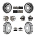 thumbnail image 1 of Transit Auto Front Rear Wheel Hub Bearing Assembly Coated Disc Brake Rotors and Semi-Metallic Pads Shoes Kit (10Pc) for Car 2018-2020 Dodge Durango with Vented - Left Right Side KBB-127890, 1 of 2