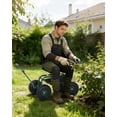 thumbnail image 2 of YUSAZENS Tabouret de Jardin Roulant Rotatif à 360Degrees avec Poignée Rétractable 4 Roues Cadre Double Sans Dossier Structure en Fer et Caoutchouc Vert Menthe pour Jardinage de Cour, 2 of 8