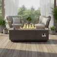 thumbnail image 1 of Homy Casa 48" Fire Pit Table with Lava Rocks for Backyard Patio Heating, 1 of 6