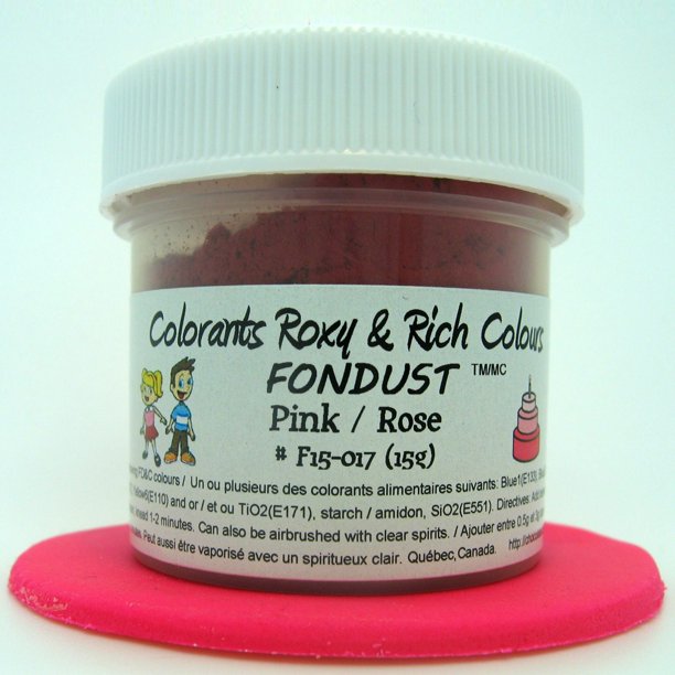 Roxy & Rich FONDUST Powder Colour - Pink, 4 g
