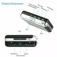 thumbnail image 2 of Recorders Cassette Player - Recorder Tapes to Digital MP3 Converter Capture Audio Music,vintage with any standard headphones., 2 of 7