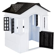 Little Tikes Cape Cottage- Black & White, Indoor & Outdoor Playhouse, Ages 2+