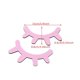 thumbnail image 3 of 2Pcs Cartoon 3D Wood Eyelash Closed Eye Wall Stickers Home Room Decal DIY Craft, 3 of 4
