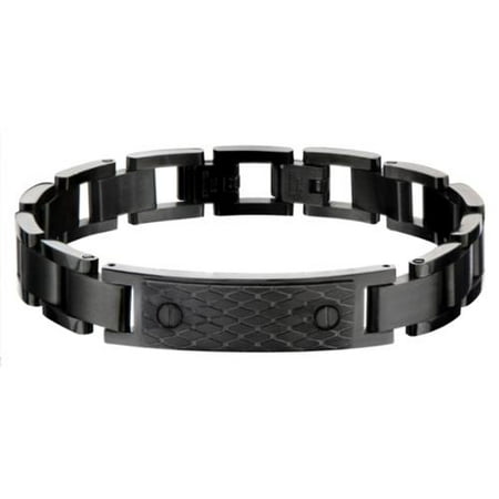 Inox Jewelry BR14865 Car Grille Stainless Steel Bracelet, IP Black