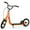 Orange, variant on Gymax Kick Scooter Carbon Steel Frame W/12'' Air Filled Wheel Youth Kids Pink