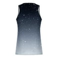 thumbnail image 5 of Man Tank Top Mens Tank Tops Undershirt Tank Top For Men Men's Print Tank Top Casual Sports Sleeveless Round Neck T-shirt Tank Top Black L, 5 of 5