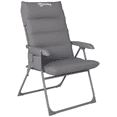 thumbnail image 1 of Outsunny High Back Camping Chair, Padded Folding Chair with Side Pockets, 1 of 10