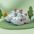 thumbnail image 2 of Kogui Toddler Sneakers Baby Shoes Girls Walking Shoes Sneakers Shoes Lightweight Non-Slip Shoes Size 8.5 (Blue,Toddler 8.5), 2 of 5