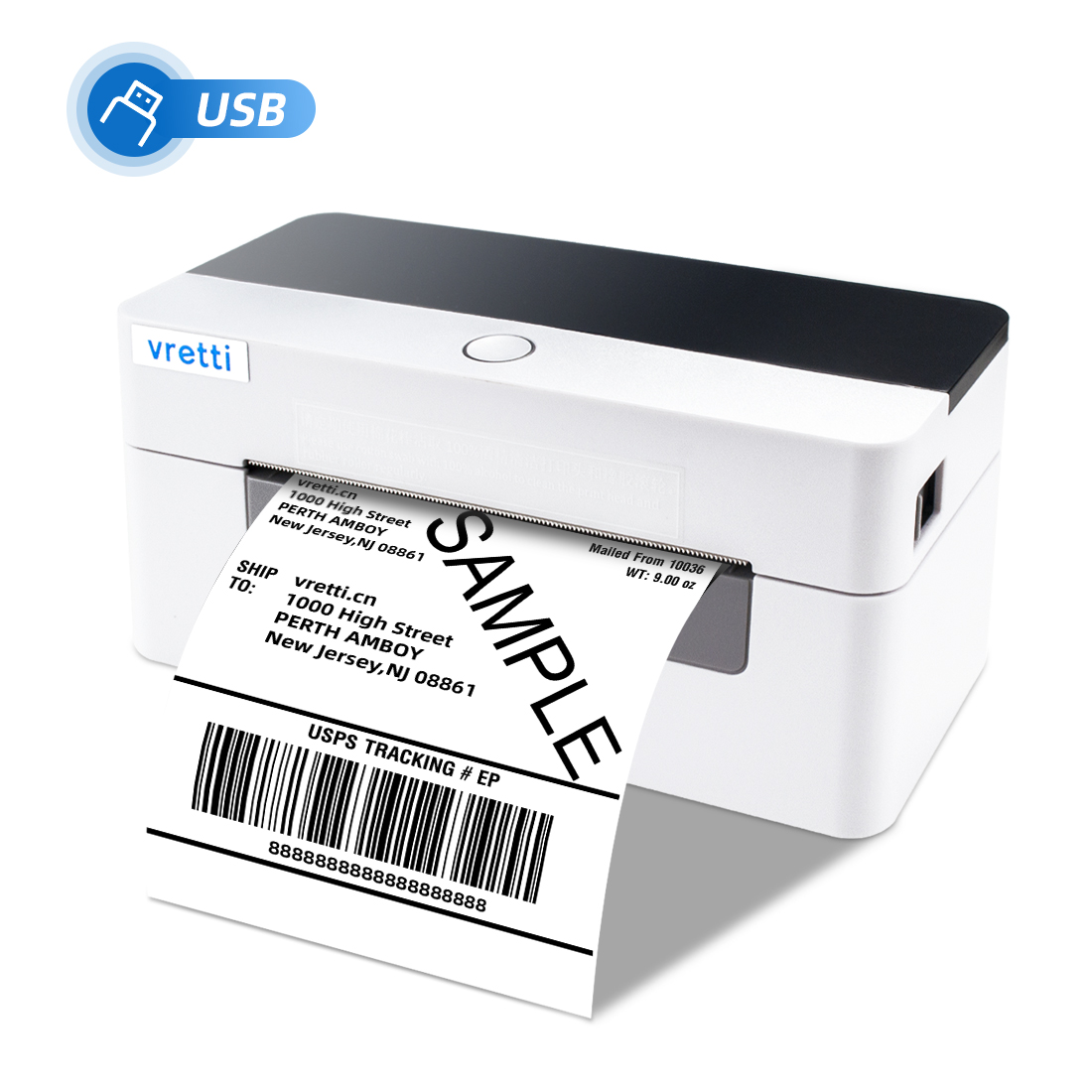 4x6 Zebra 2844 ZP450 ZP505 Direct Thermal Shipping Label for ...