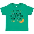 thumbnail image 3 of Inktastic I Love My Aunt to the Moon and Back Boys or Girls Toddler T-Shirt, 3 of 5