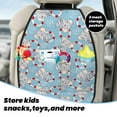 thumbnail image 5 of Naloa Baby Elephant 2Pcs Anti-Kick Back Seat Cover Kick Mat, Car Seat Protector with 3 Storage Pockets, 5 of 8