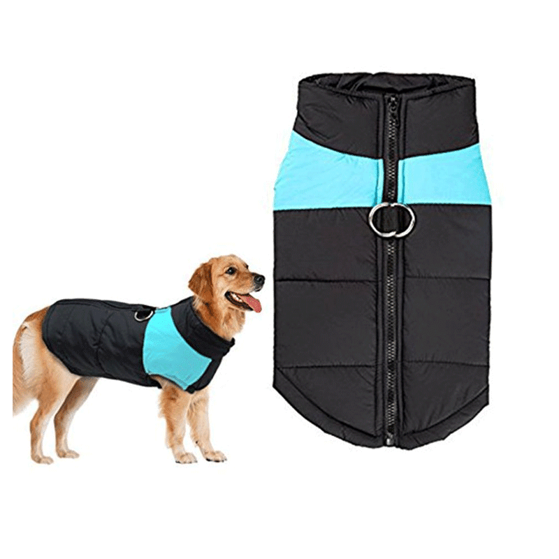 Newstar AHPET007B4XL Zipper Closure Puppy Jacket, Cold Weather Warm Vest Pet Jackets for Dogs, Blue Pet Clothes Gits Coats for Small / Medium / Large Dogs,(S-5XL) Newstar AHPET007B4XL Zipper Closure Puppy Jacket, Cold Weather Warm Vest Pet Jackets for Dogs, Blue Pet Clothes Gits Coats for Small / Medium / Large Dogs,(S-5XL)