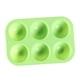 thumbnail image 4 of de Silicona de 6 Agujeros para Chocolate, Pastel, Gelatina, Pudín, Jabón Hecho , Herramientas para ear Cupcakes Sin BPA Verde perfecl molde de pastel de caramelo de silicona, 4 of 8