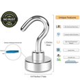 thumbnail image 4 of 10 Pack Magnetic Hooks, 8kg+ Strong Magnet with Fridge Hook, Heavy Duty Ceiling Cruise Hook, Magnetic Hook, 4 of 5