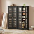 thumbnail image 4 of 71-Inch Tall Shoe Cabinet with Doors, 8-Tier Shoe Storage Cabinet with Adjustable Shelves, Modern Shoe Organizer Shoe Rack Cabinet for Entryway, Black, 4 of 8