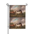 thumbnail image 5 of Sigee Three Horses Oil Painting for Live Happy Decorative Small Garden Flag,Double Sided Yard Flags Holiday Garden Flags for All Seasons, 5 of 9