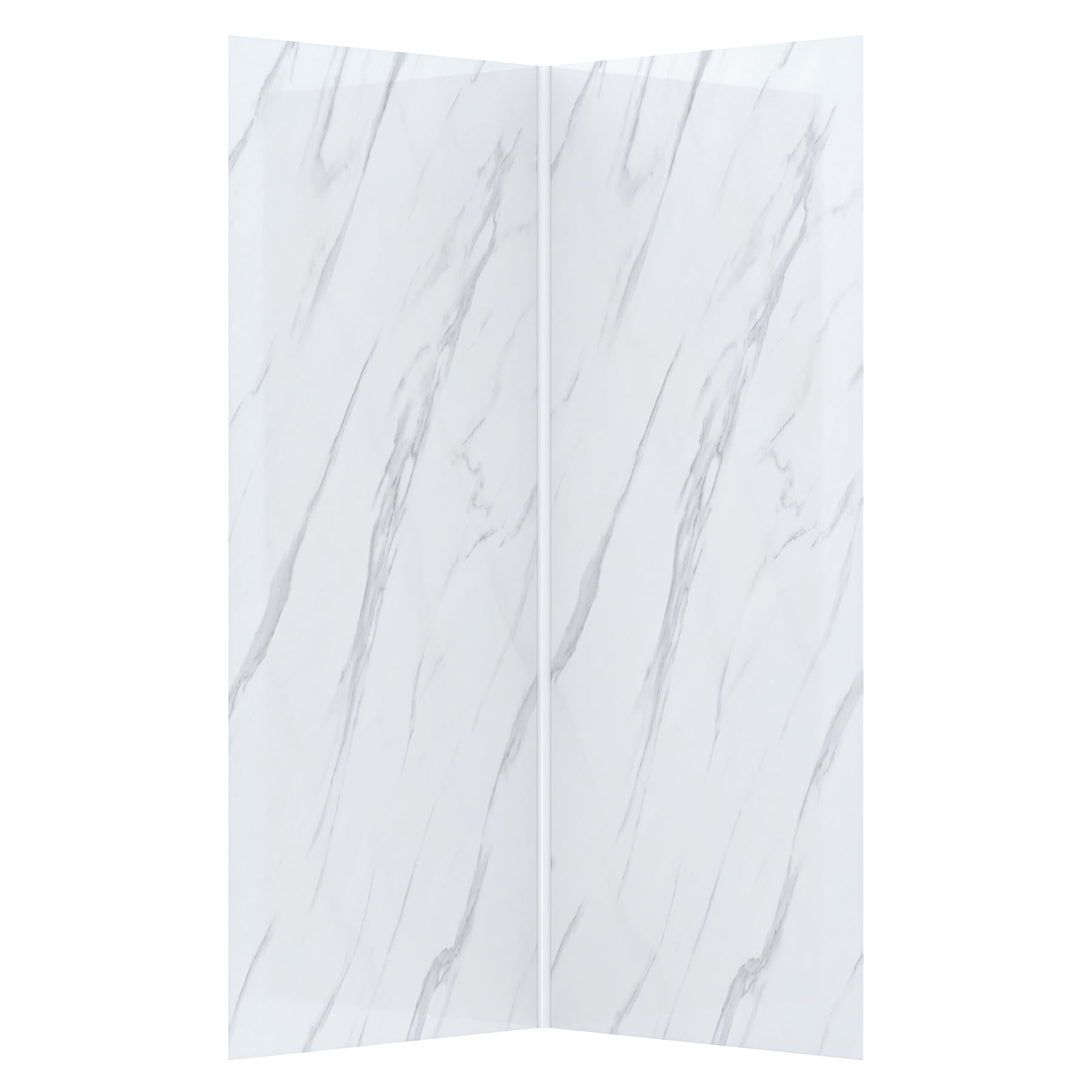 Dreamwerks Monaco 38x38x75 Brushed Nickel Sliding Glass Shower Stall with Base and Wall Panels