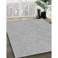 thumbnail image 3 of Ahgly Company Machine Washable Indoor Square Transitional Gunmetal Gray Area Rugs, 5' Square, 3 of 7