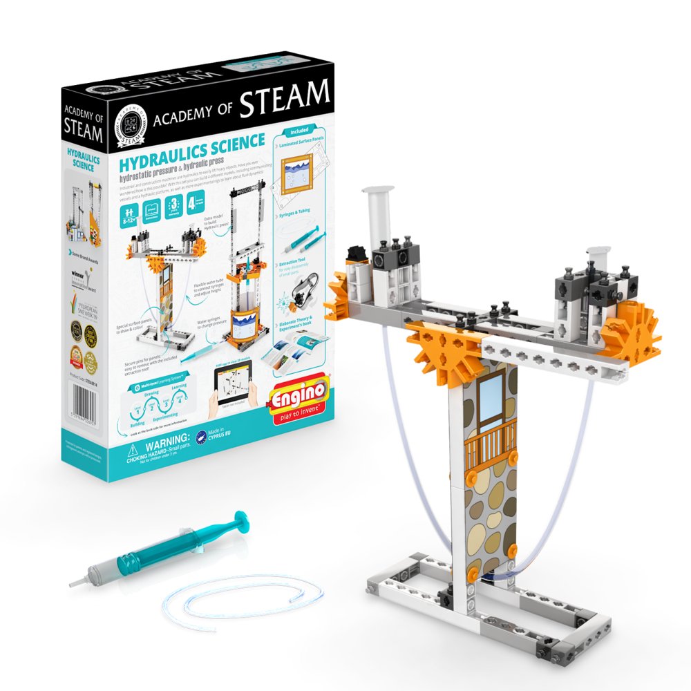 Engino Academy of STEAM Toys Hydraulics Science Hydrostatic