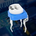 thumbnail image 3 of Adjustable Resistor Resistor Kit Resistance Assortment Kit Electronic Components 65PCS 13 Values Resistance Assortment Kit Blue White Adjustable Resistors 100ohm-1M, 3 of 7