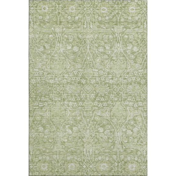 Addison Rugs Mayfield Premium Machine Washable Transitional Global Aloe Rectangle Rug, 8' x 10'