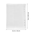 thumbnail image 2 of USHOBE 1Pc Plastic Album Inner Page Transparent Protective Cover for Document Storage, 2 of 8