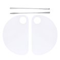 thumbnail image 1 of Maquillaje Macarena 2x acero Inoxidable Varilla de Conjunto de Nail Art Mixing Palette, 1 of 8