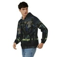 thumbnail image 4 of Saiise Five Nights At Freddy'S Mens Zip Up Hoodie Long Sleeve Full-zip Hooded Sweatshirt Pullover With Kangaroo Pocket S-3XL, 4 of 6