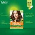thumbnail image 5 of (6 pack) Nisha Creme Hair Color | Permanent Long Lasting Brown Hair Dye Colour Kit | Light Brown | Mini Box 40gm / 1.35 Oz, 5 of 10